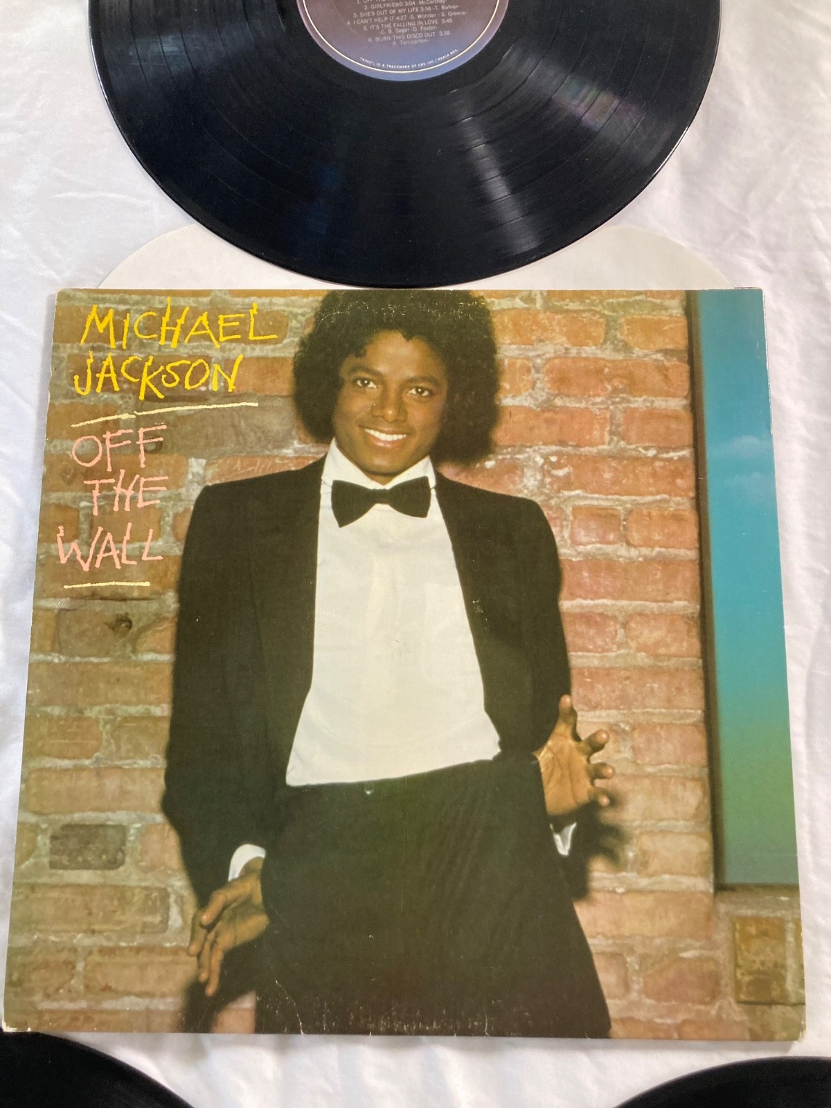 Michael Jackson OFF THE WALL 1979 FE 35745 vinyl 1st pressing LP 3 in LOT (lot)