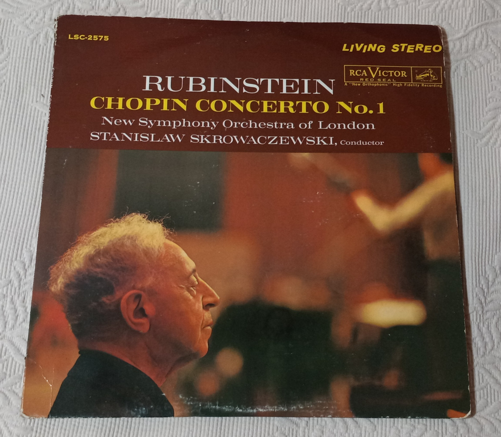 Arthur Rubinstein, Chopin Concerto No. 1 1961 RCA Victor LSC-2575 VG++