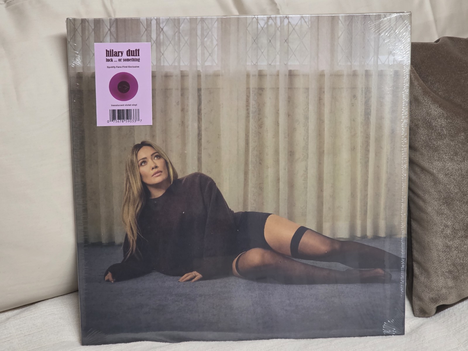 Hilary Duff Luck Or Something Spotify Fans First Violet Vinyl LP Sealed LTD OOP