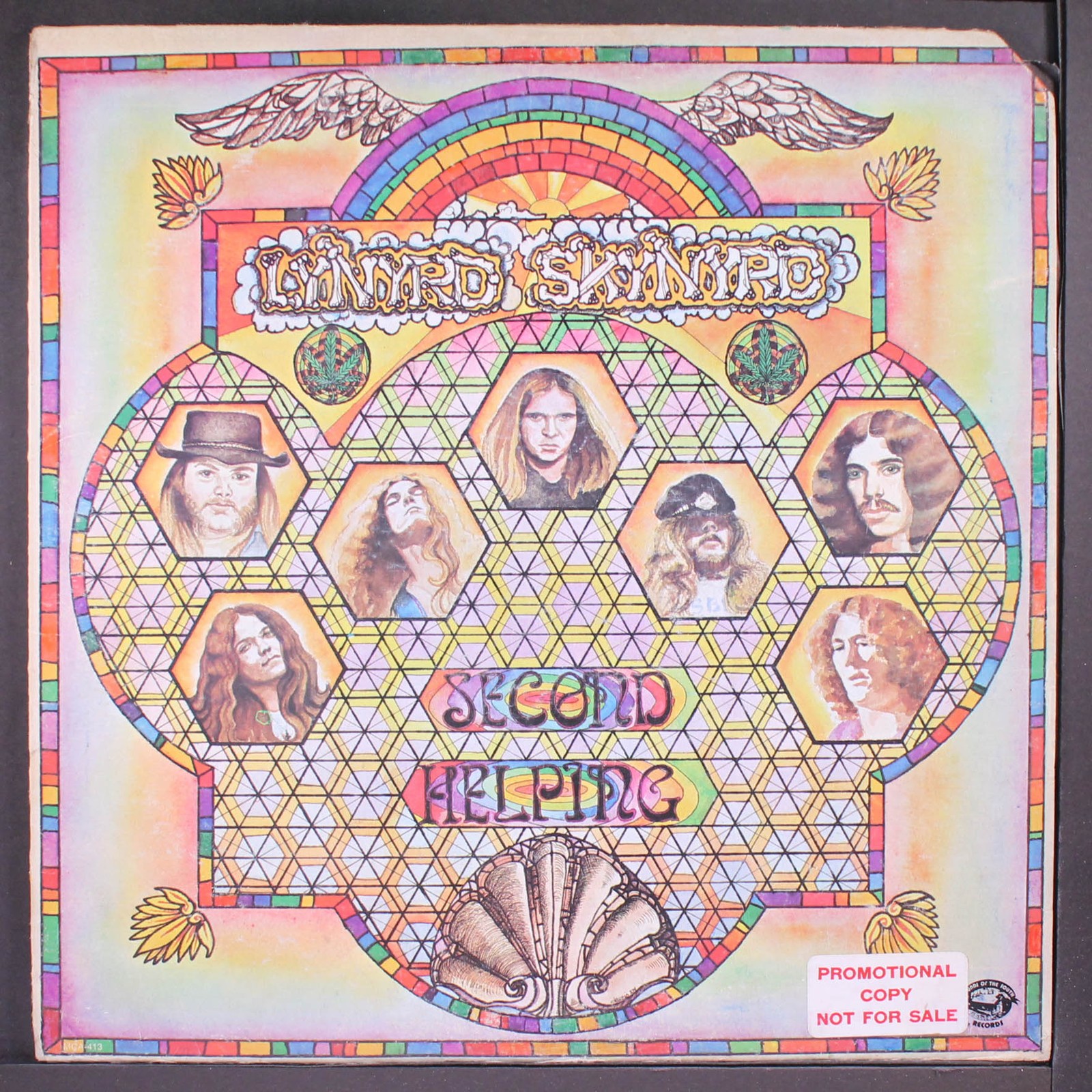 LYNYRD SKYNYRD: second helping MCA SOUNDS OF THE SOUTH 12″ LP 33 RPM