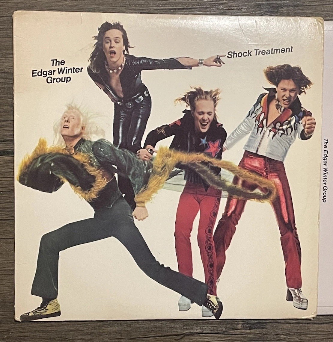THE EDGAR WINTER GROUP SHOCK TREATMENT EPIC (VG) PE-32461 LP VINYL RECORD