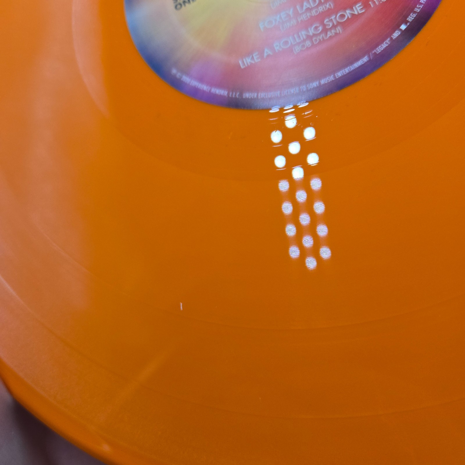 The Jimi Hendrix Experience Winterland Exclusive Orange Vinyl LP Limited