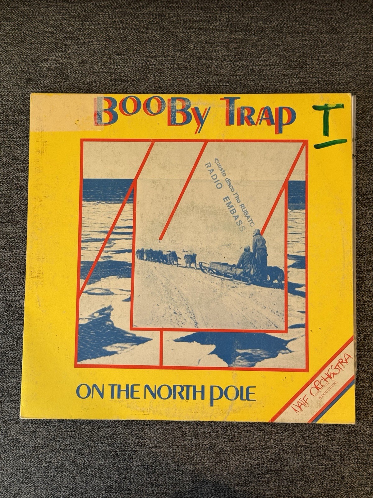 Italo Disco Booby Trap On The North Pole 12” Single Fuzz Dance