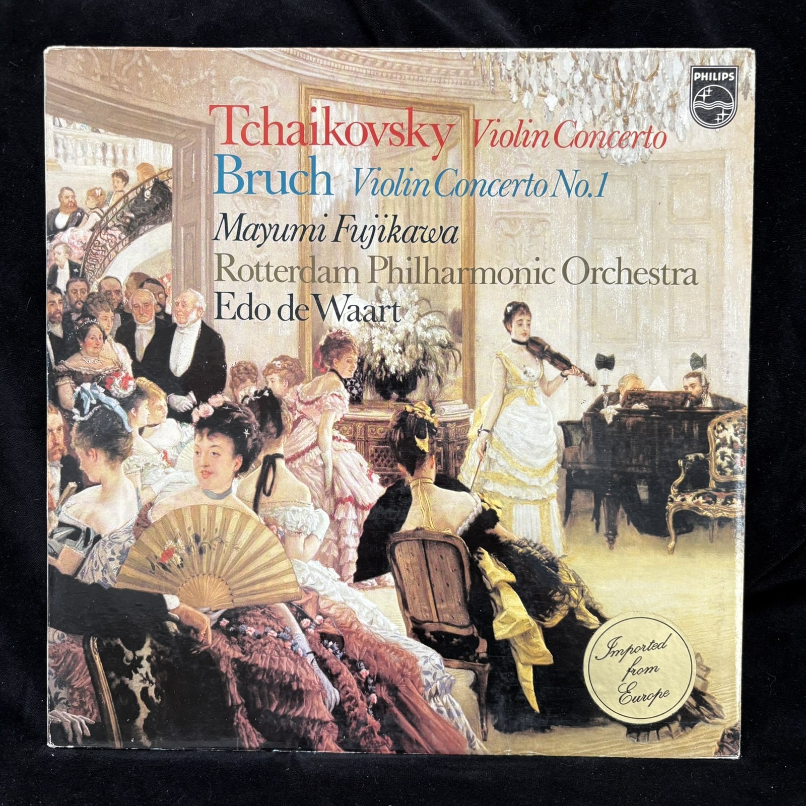 MAYUMI FUJIKAWA violin – Tchaikovsky & Bruch Concertos – PHILIPS ST LP..