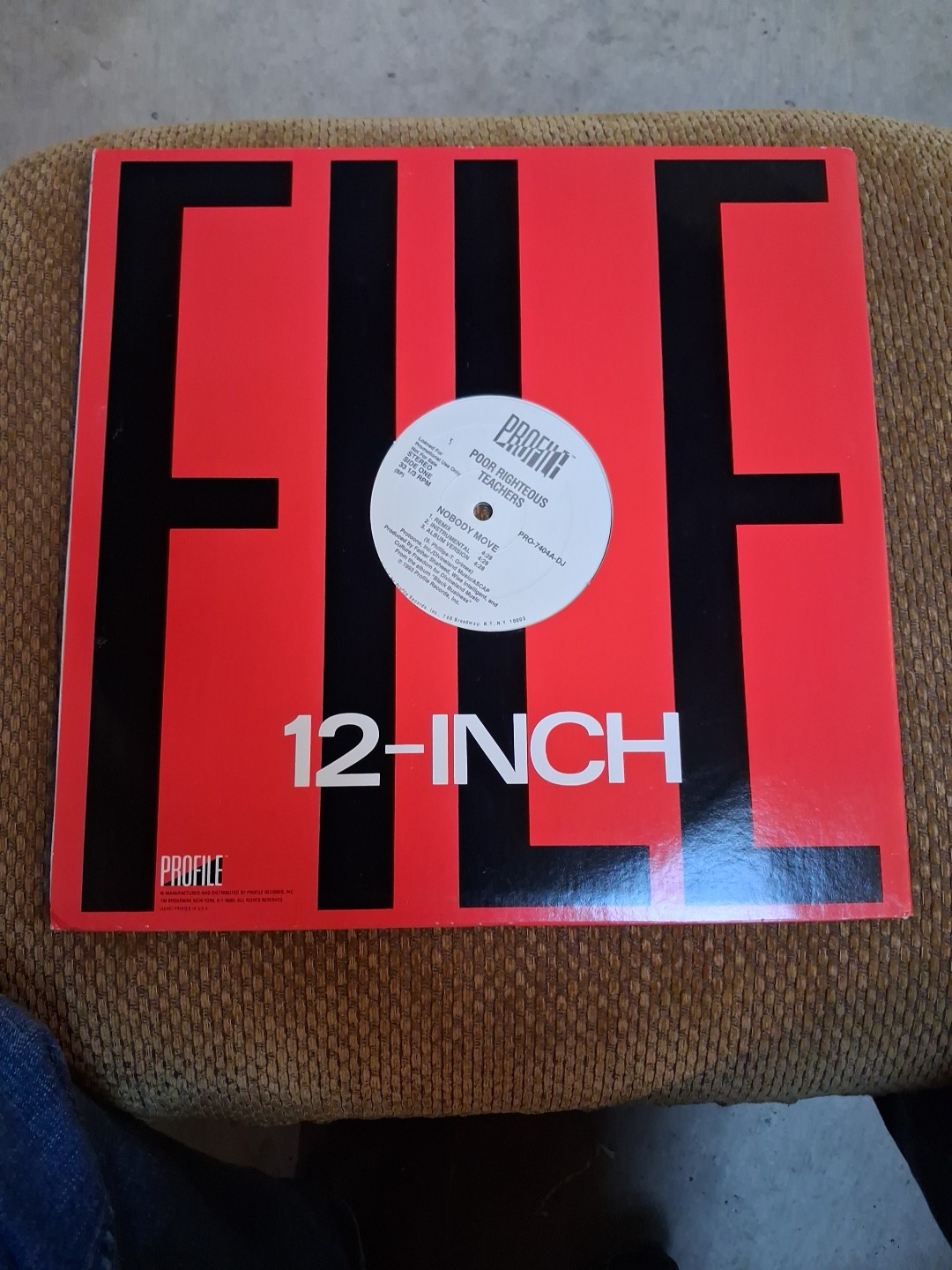 Poor Righteous Teachers Nobody Move. Has Hype Sticker
