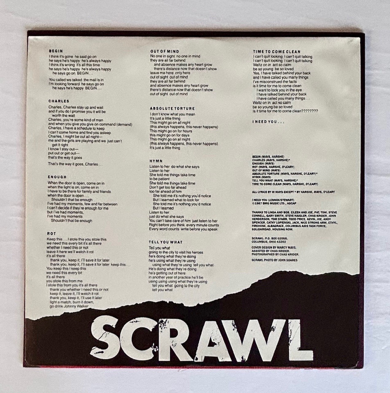 Scrawl – Smallmouth (Rough Trade, 1990, US LP)