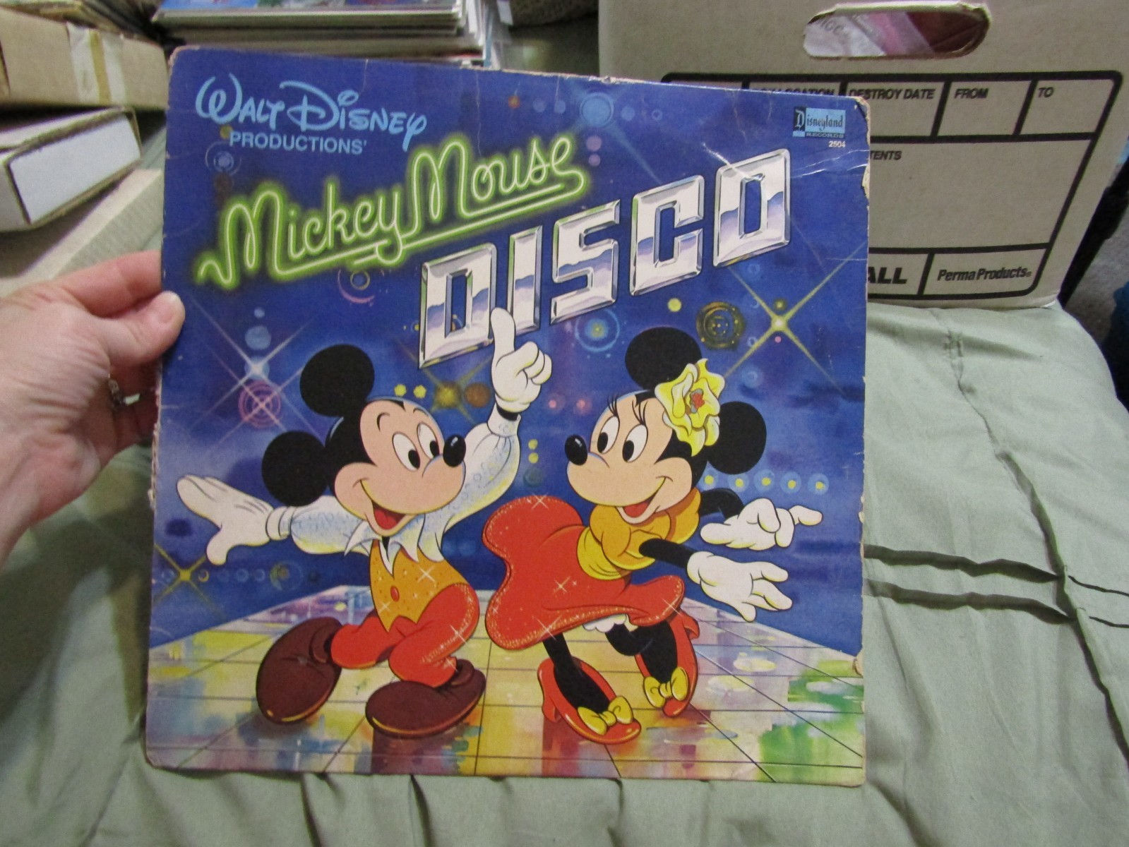 Mickey Mouse Disco Record Assorted Artists 1979 2504 Disneyland