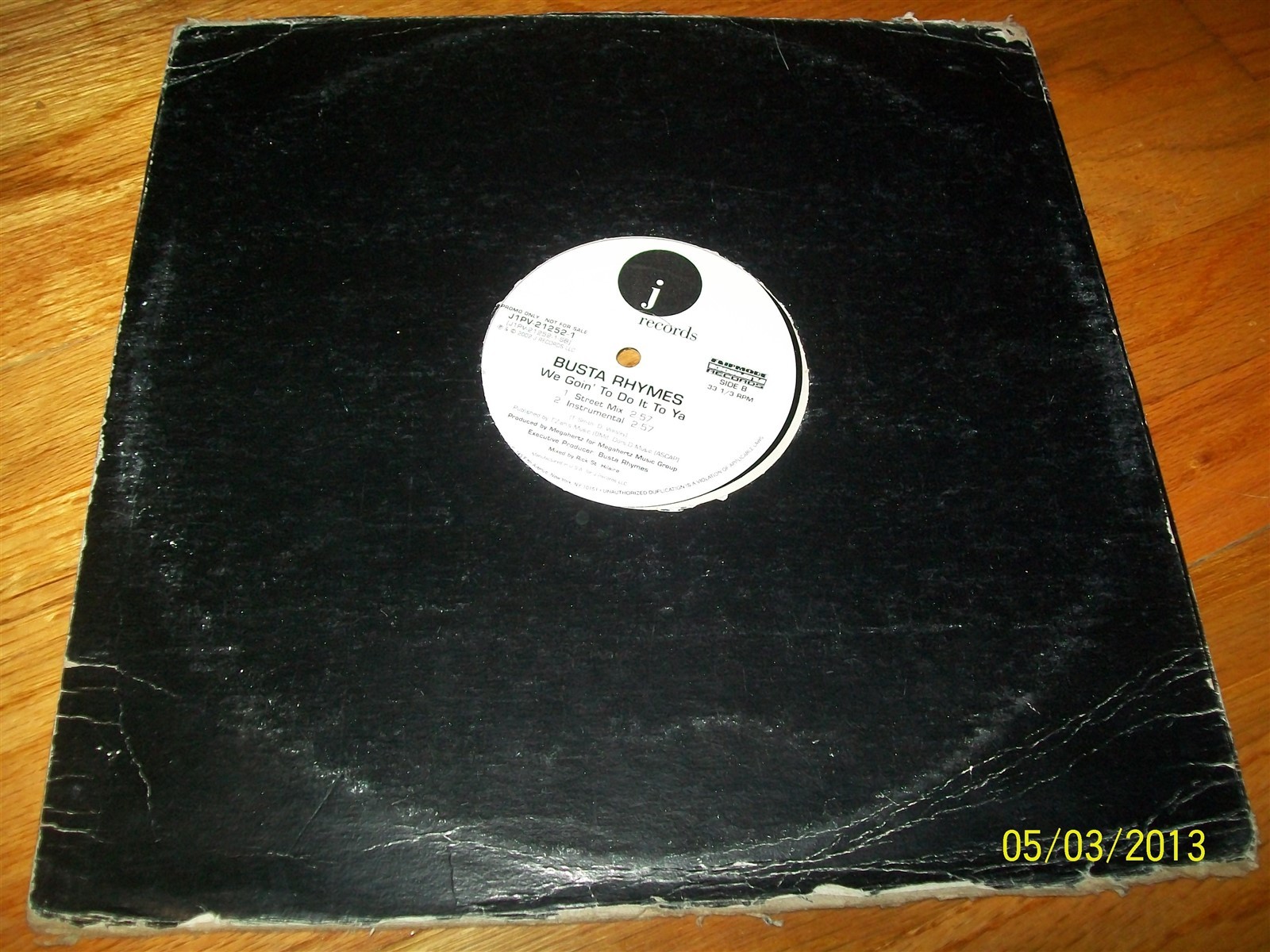 BUSTA RHYMES – WE DOIN’ TO DO IT TO YA LP VERY GOOD CONDITION VERY RARE!