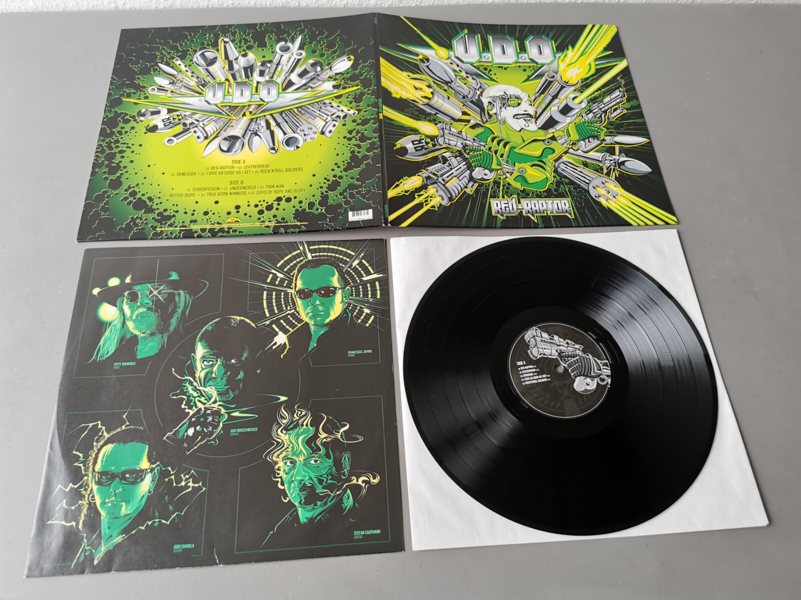 U.D.O. (The Accept) *** original black Vinyl LP *** Rev-Raptor (2011)