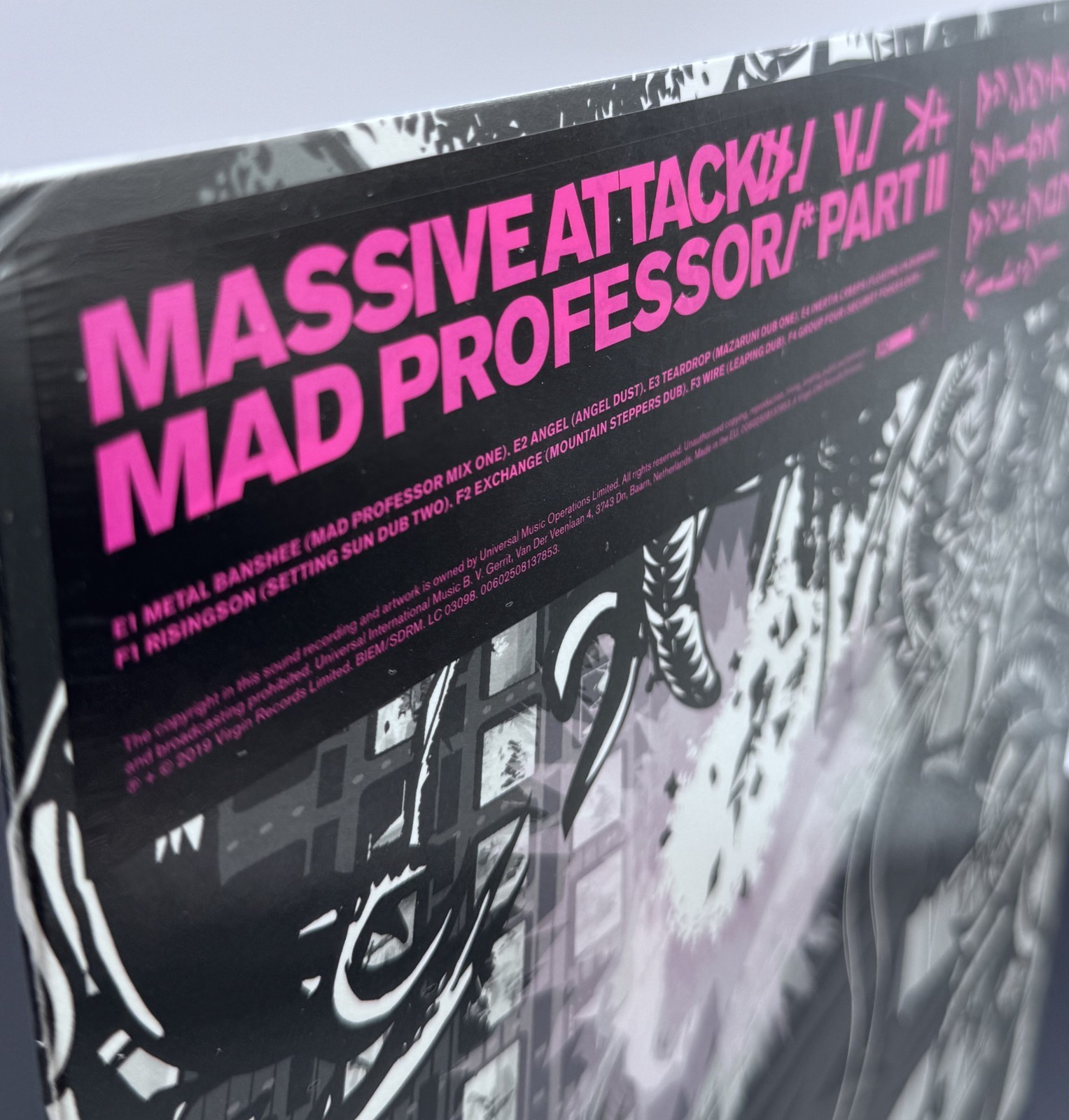 Sealed Massive Attack vs Mad Professor Part II: Mezzanine Remix 1LP pink vinyl