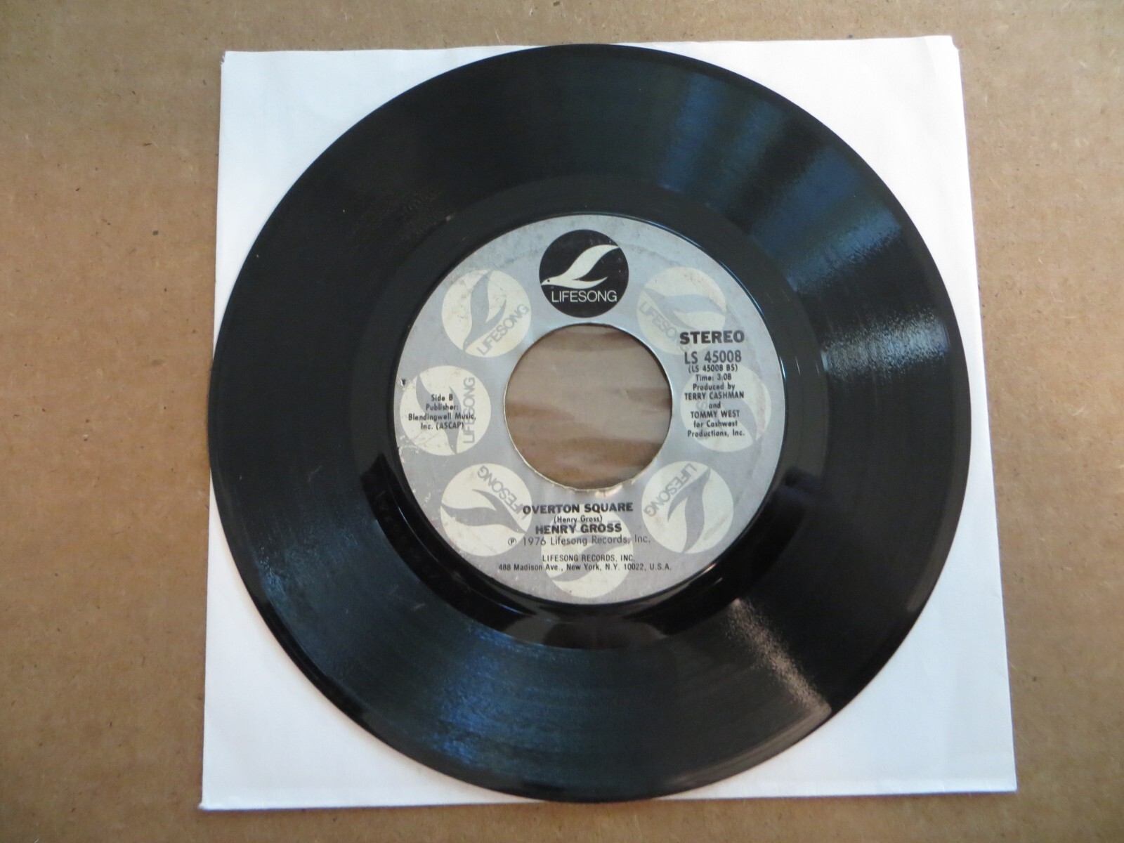 Henry Gross – Springtime Mama – 1976 – Lifesong LS 45008 7″ Single G+/Generic