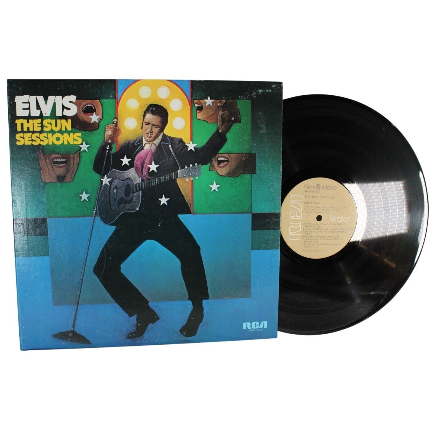 Elvis Presley The Sun Sessions Vinyl LP EXC Mono RCA APM1-1675 1976 Record