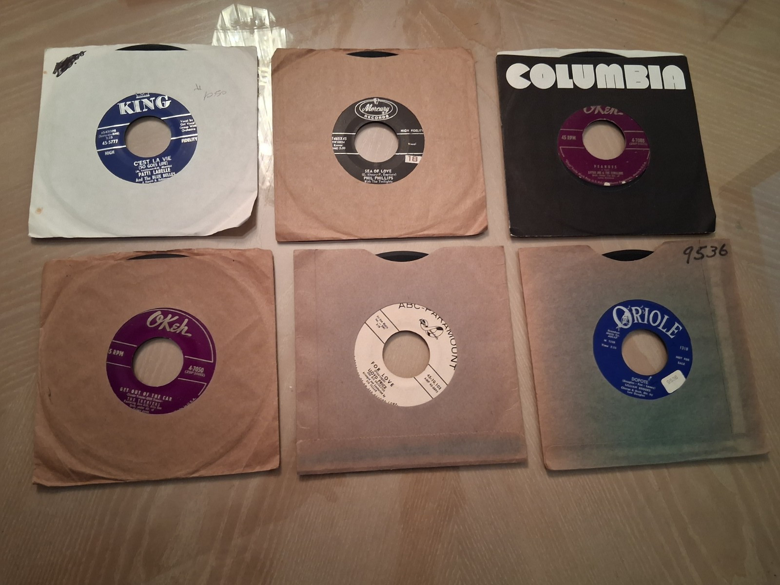 168 Original 45 PM R & B, Doo Wop Related Rock, Country 1950’s 1960’s Records