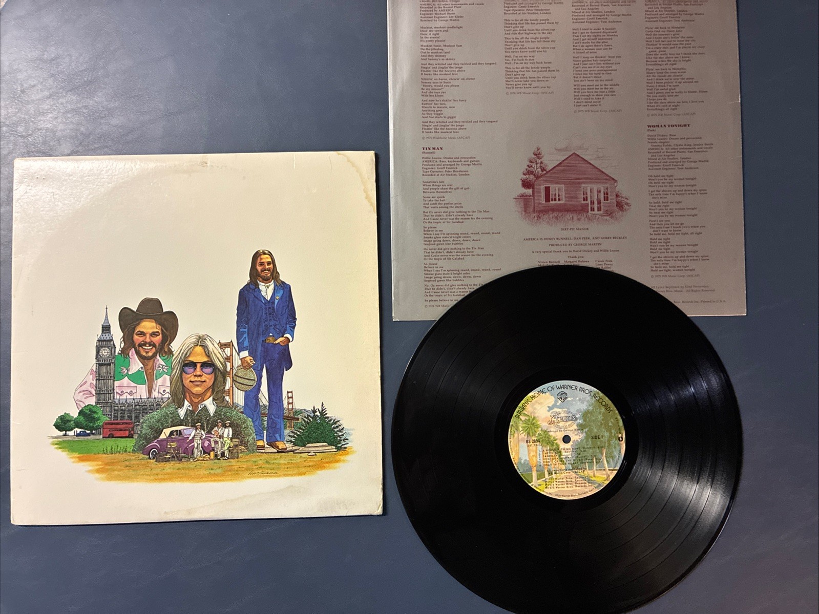America History (America’s Greatest Hits) Vinyl LP 1975 Warner Record BS-2894