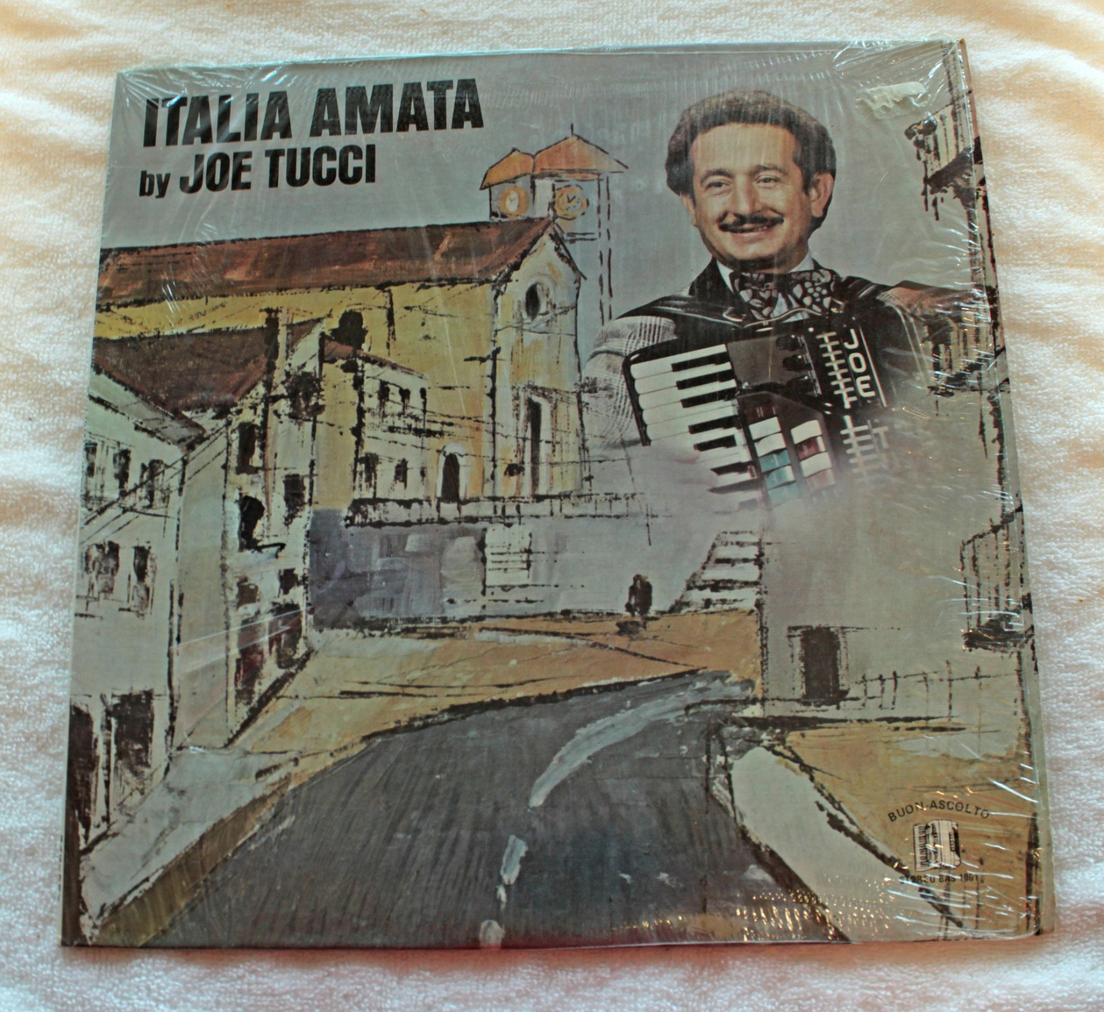Italia Amata (Beloved Italy) by Joe Tucci LP Record Accordion Music