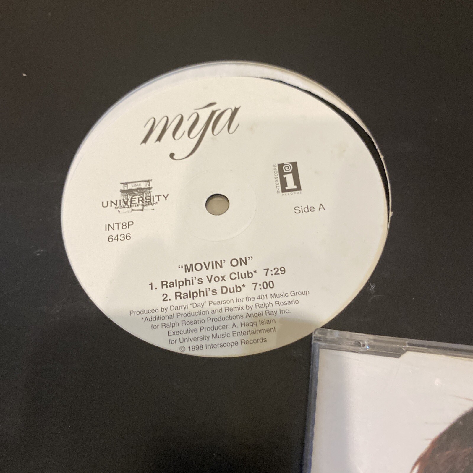 Mya CD & Vinyl Lot- Moving’ On Remixes VG+ & Case Of The Ex IMPORT Maxi CD