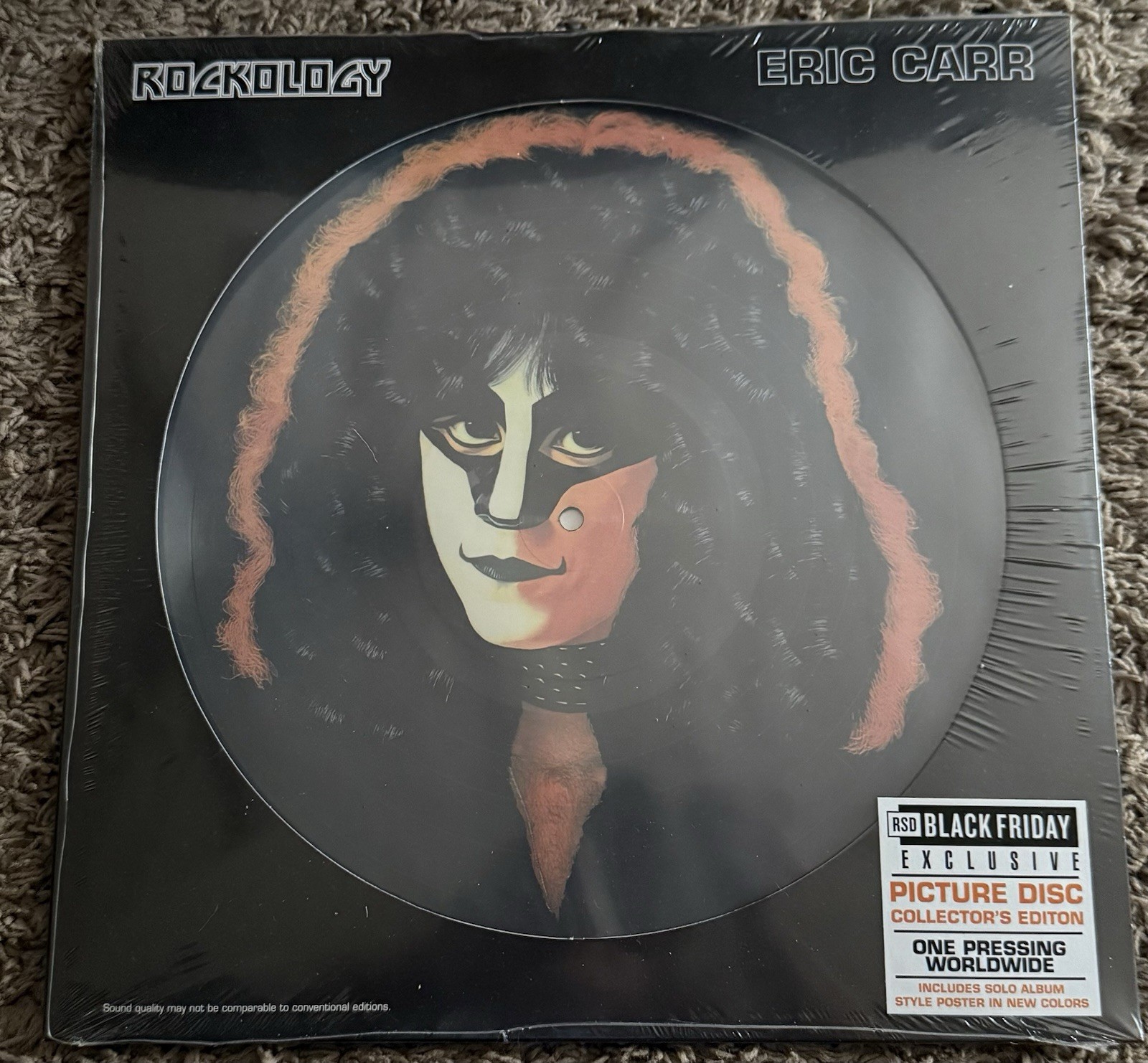Eric Carr from KISS Rockology LP 12” Picture Disc-2023 Record Store Day-Sealed