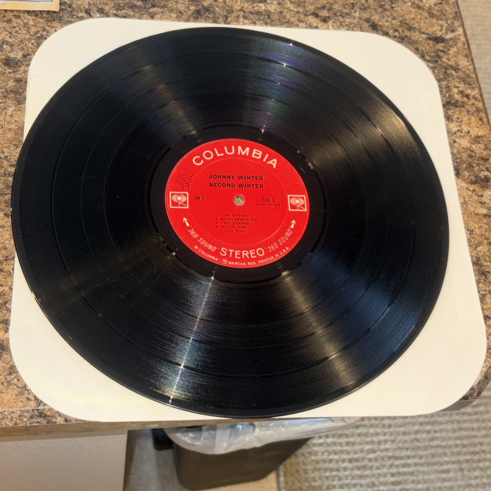 Johnny Winter Second Winter Record Vinyl LP Columbia KCS 9947 1969