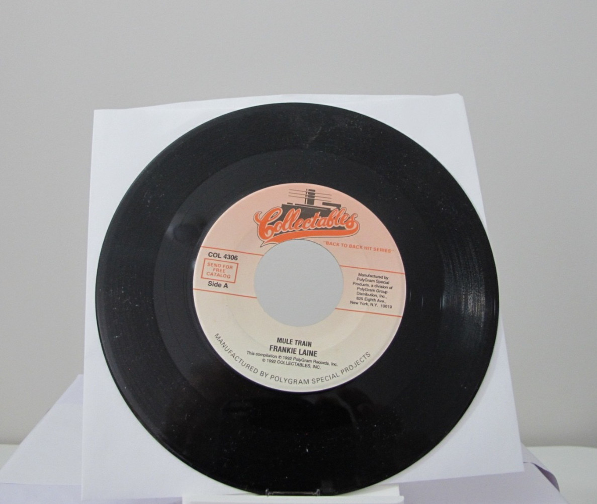 45 RECORD – FRANKIE LAINE – MULE TRAIN