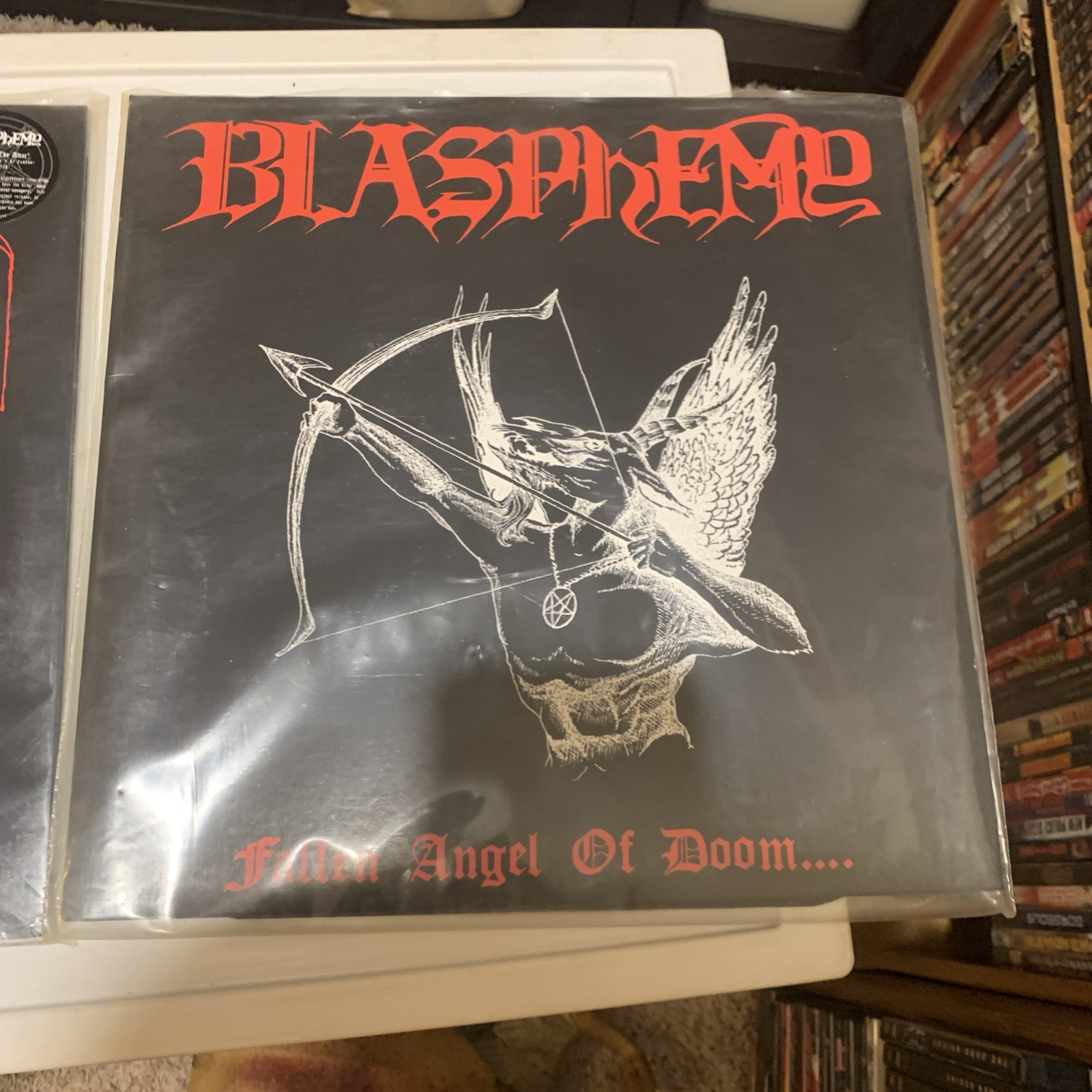Blasphemy – Fallen Angel Of Doom LP – – blood upon the alter lp lot of 2