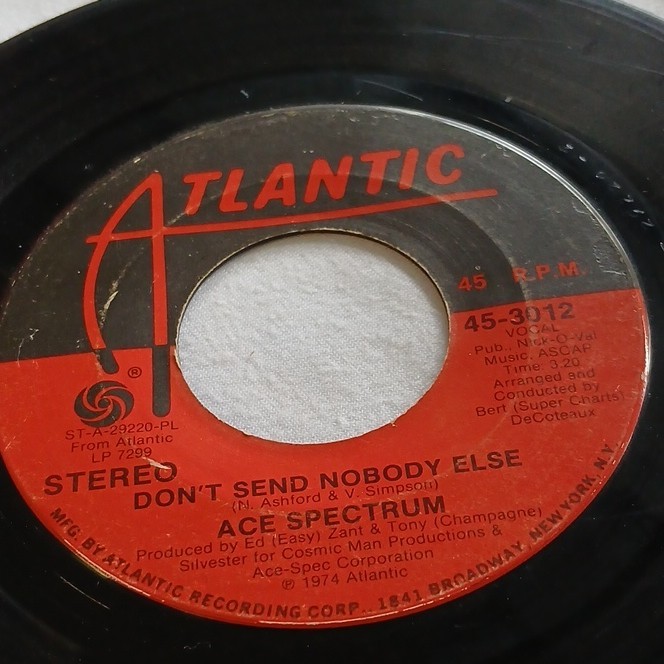Ace Spectrum Don’t Let Me Be Lonely Tonight/Don’t Send Nobody Else 7″ 45 RPM Vi…