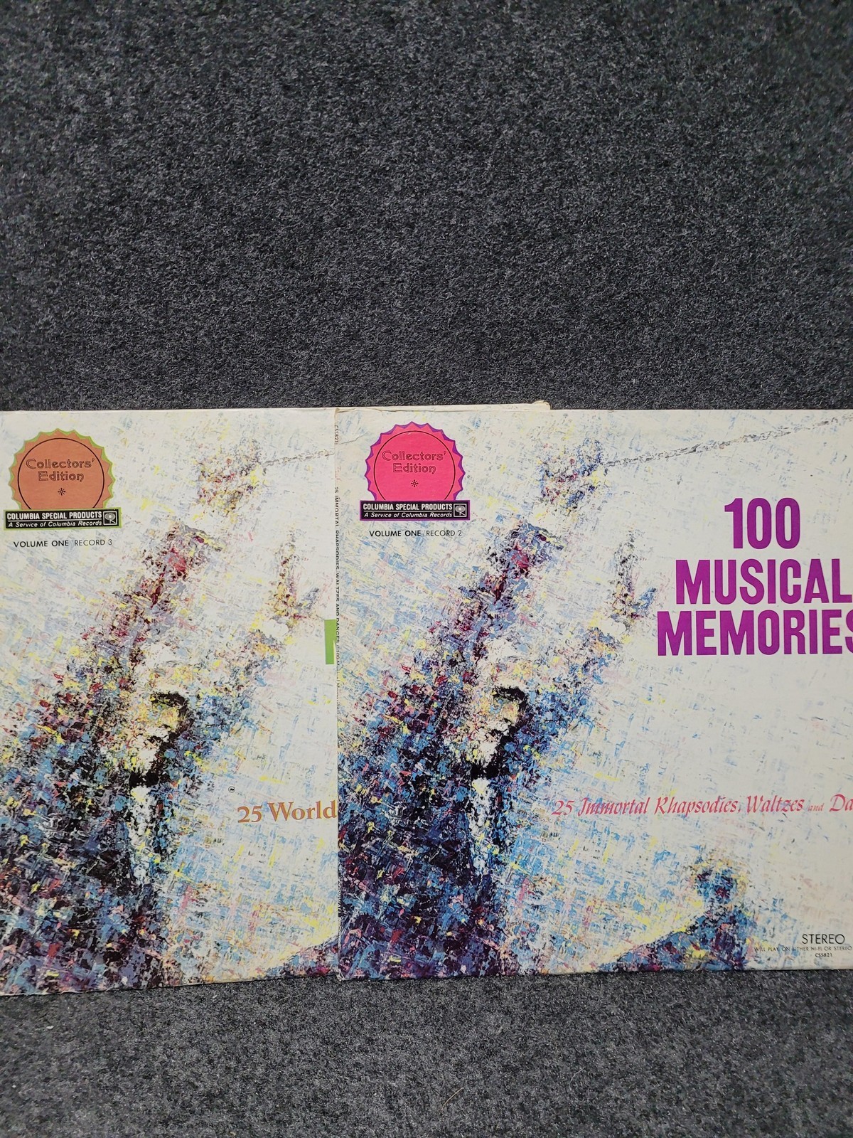 Vintage Various 100 Musical Memories 2xLP 12″ White Vinyl Columbia Classical