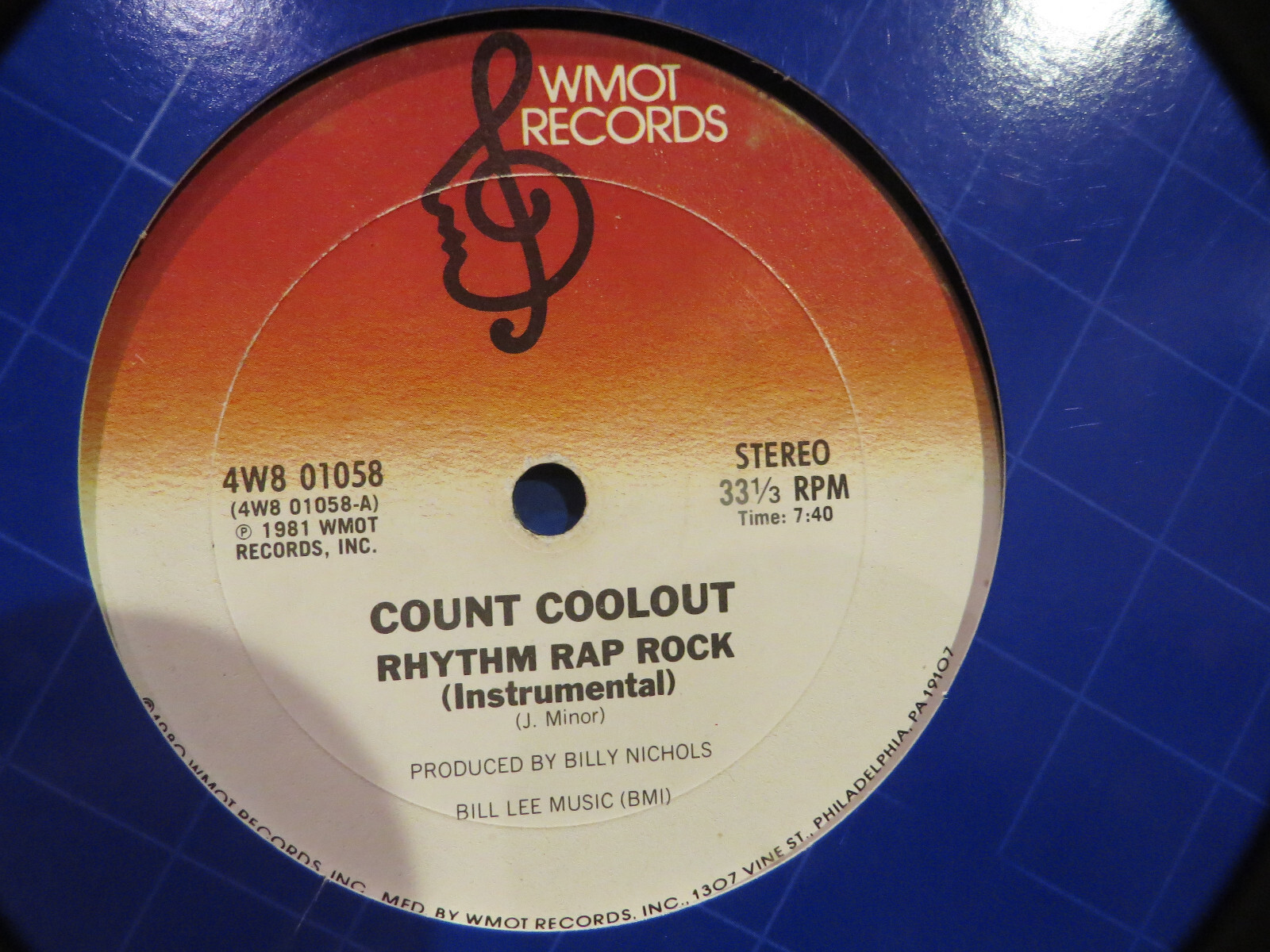 COUNT COOLOUT ” RHYTHM RAP ROCK ” 12″ MAXI-SINGLE