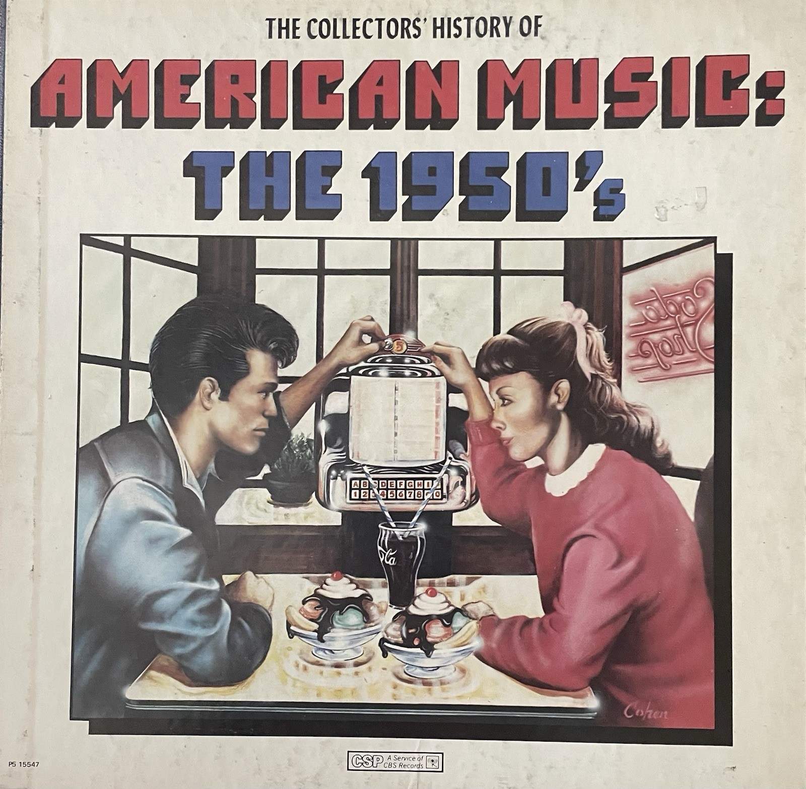 The Collectors’ History Of American Music: The 1950’s 5x Vinyl Box Set CBS Rec