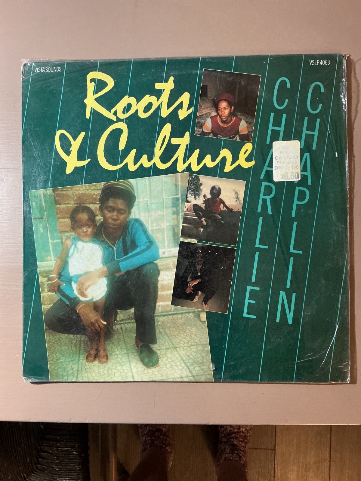 K6-REGGAE-CHARLIE CHAPLIN-ROOTS & CULTURE–ORIGINAL UK LP-iNM-1984-VISTA SOUNDS-