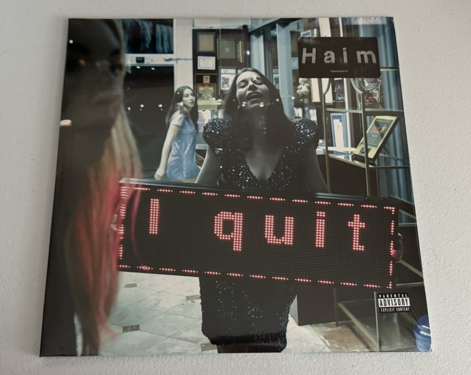Haim – I Quit Spotify Fans First Autographed Art Card