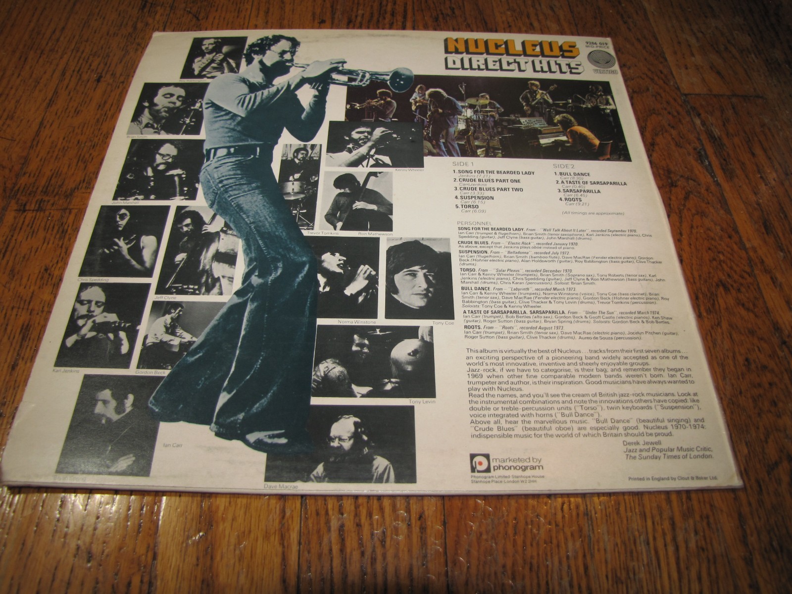 NUCLEUS – DIRECT HITS – VERTIGO RECORDS 9286 019 LP