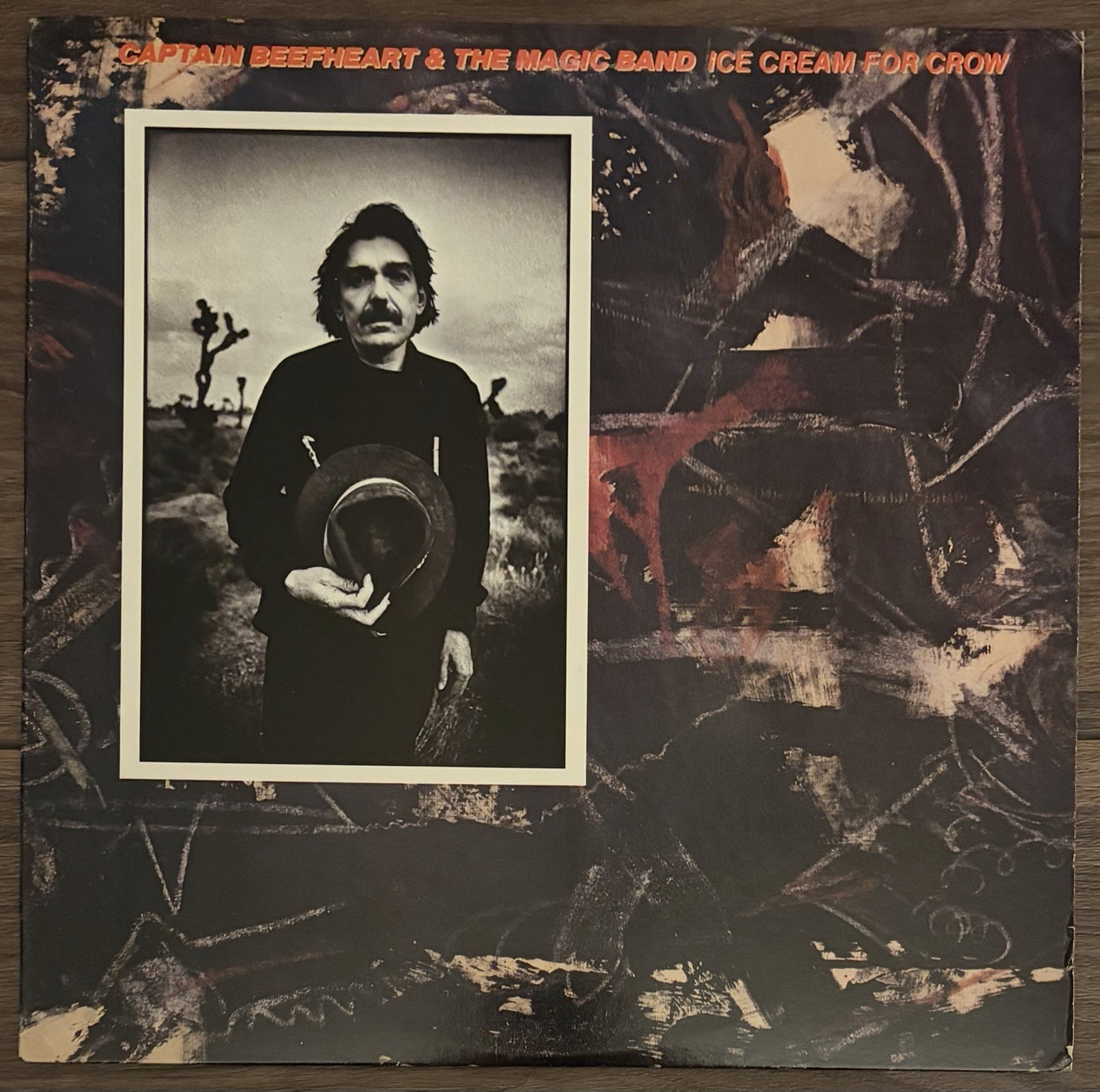Captain Beefheart & Magic Band Ice Cream For Crow 1982 12” Vinyl LP VG+/VG+/VG+