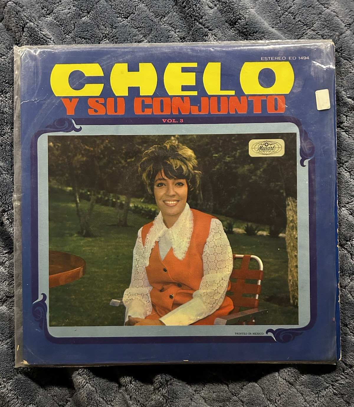 Chelo Y Su Conjunto Vol. 3 Musart 1970 ED 1494 LP 12″ 33 RPM Stereo