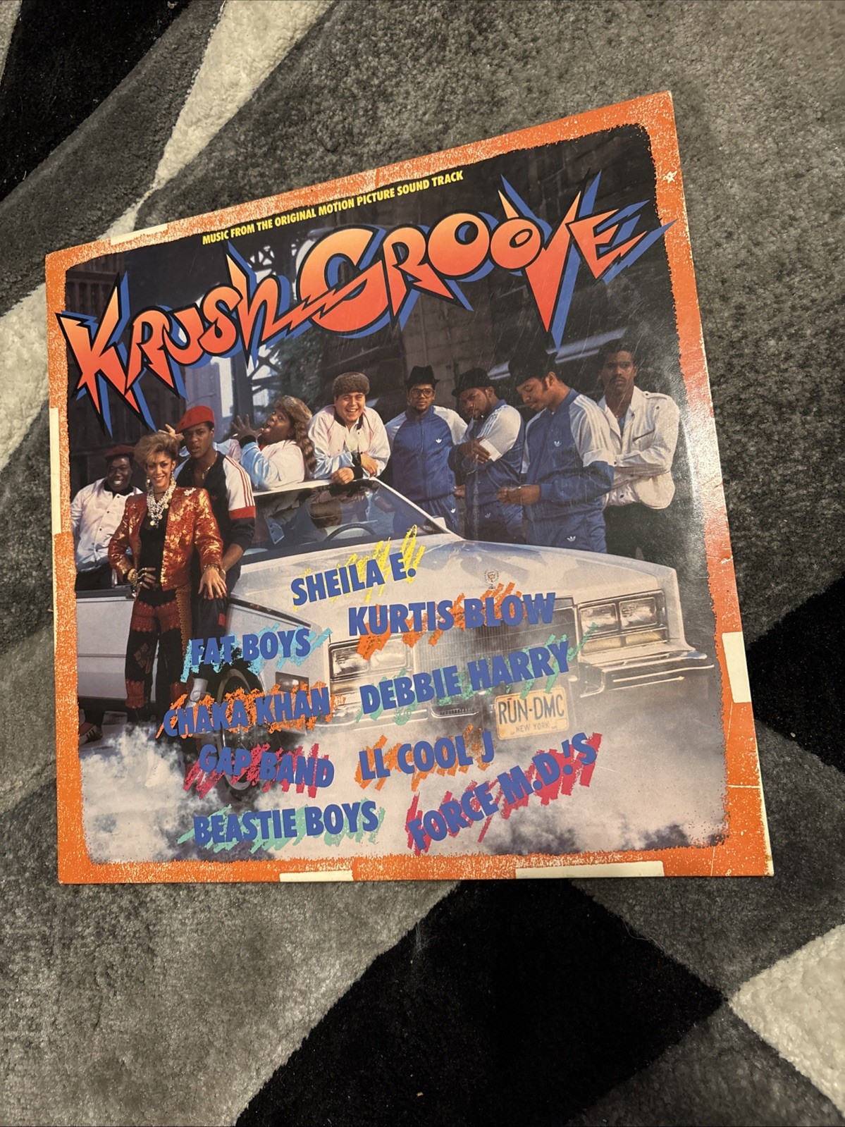KRUSH GROOVE – MUSIC FROM THE MOVIE – 1985 – RECORD – SOUNDTRACK / HIP-HOP