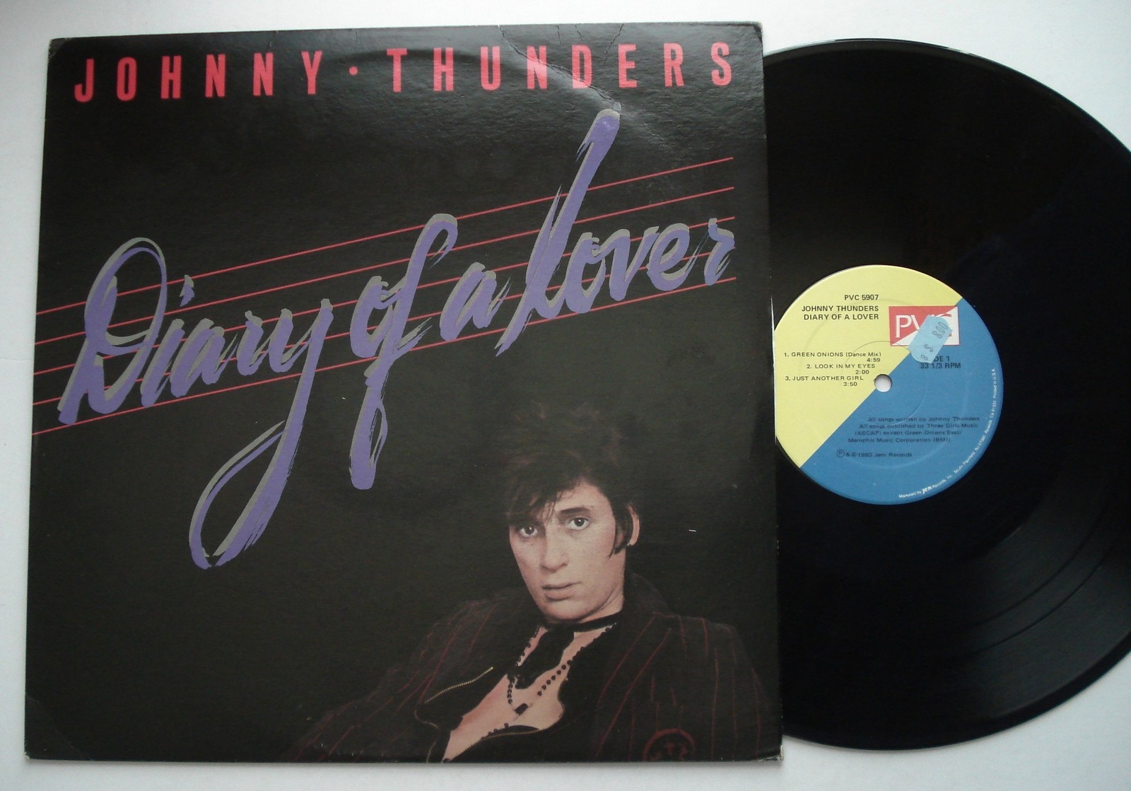 JOHNNY THUNDERS Diary Of A Lover PVC original vinyl EP New York Dolls Punk