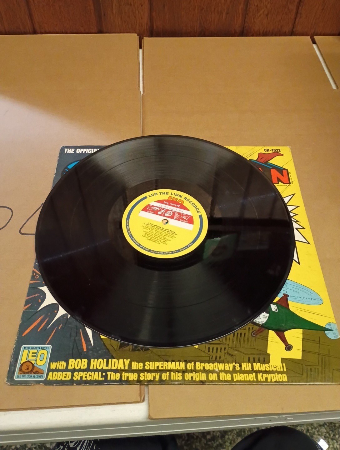The Official Adventures–Superman LP 1966 LEO THE LION/MGM CH-1022