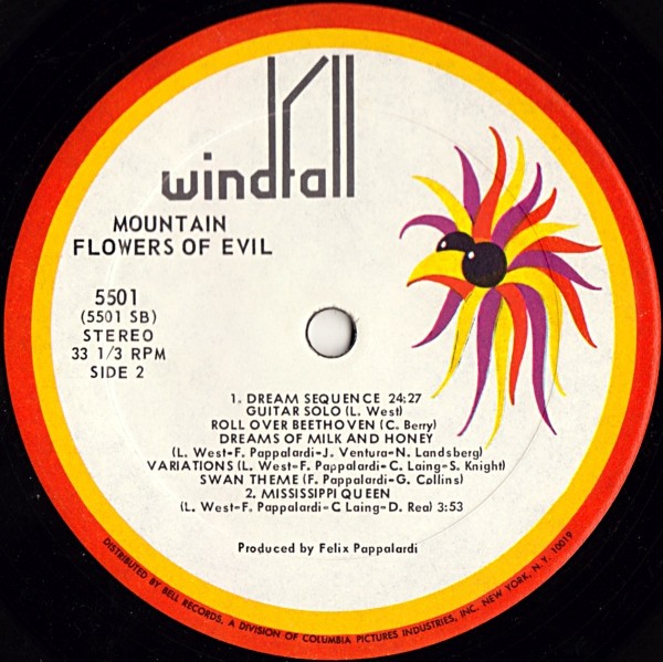 Mountain – Flowers Of Evil (LP) (Very Good Plus (VG+)) – 3917312740