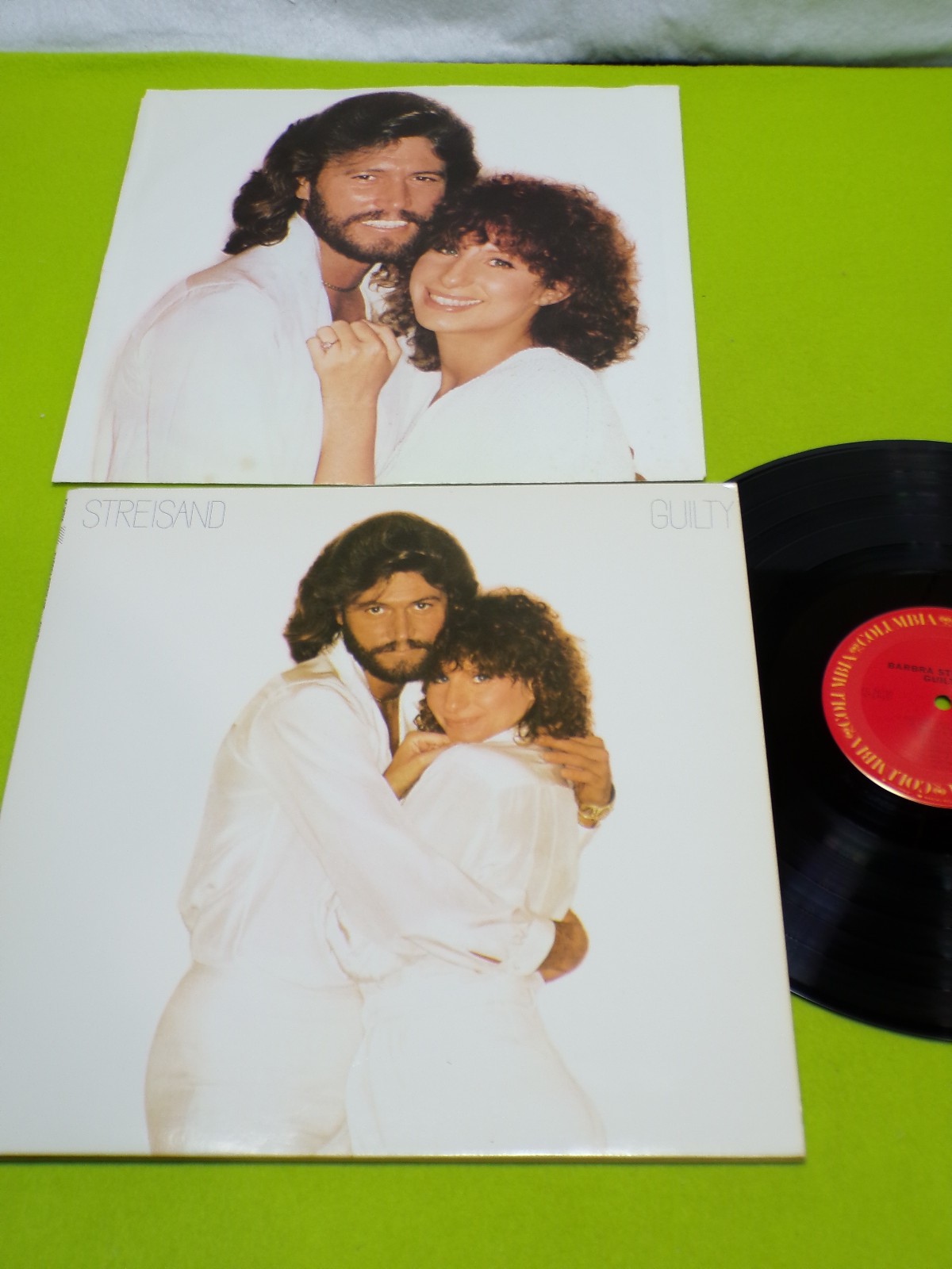 Barbara Streisand, Guilty 12″ Vinyl Record. VG+/VG