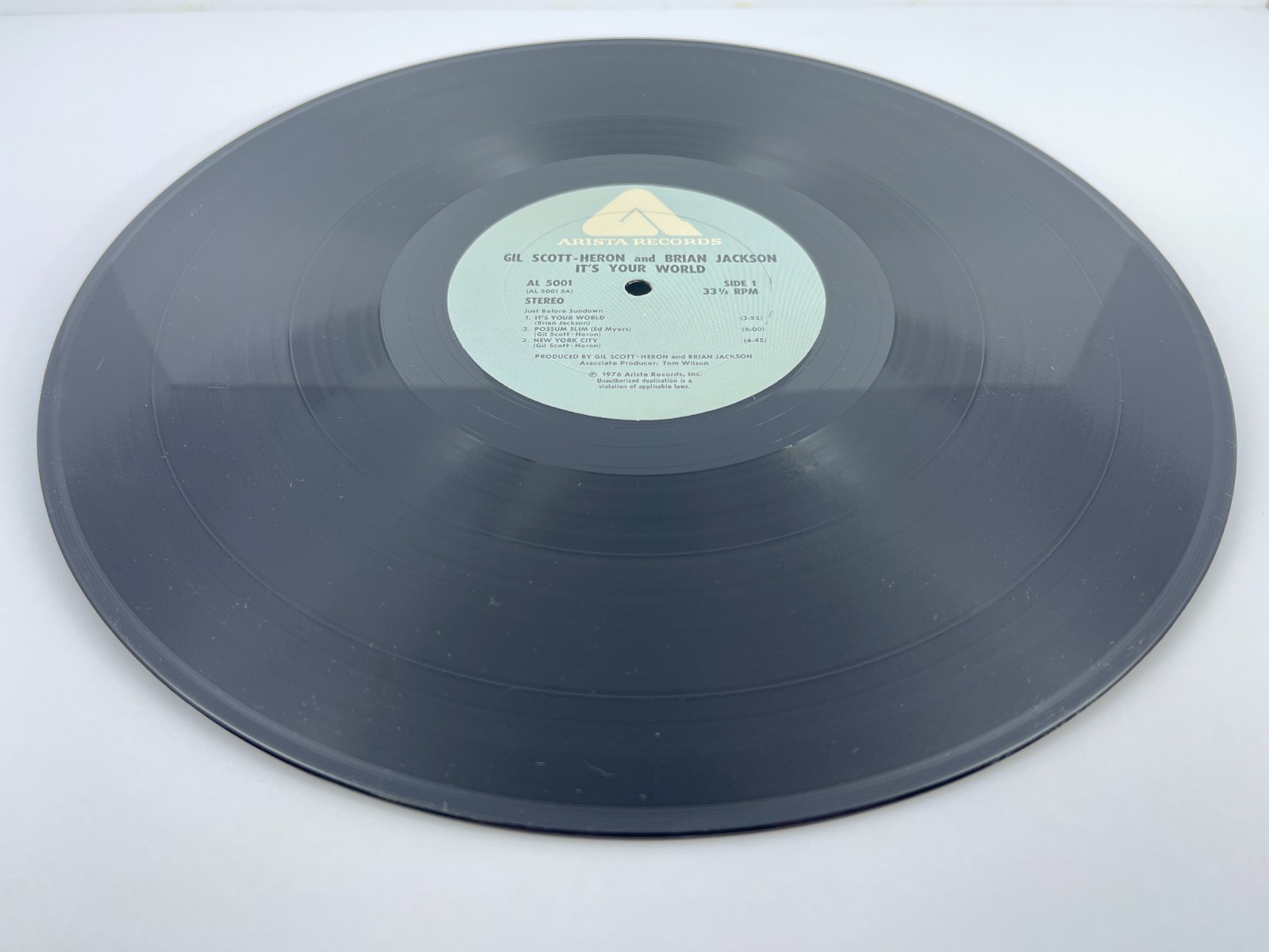 Used Gil Scott-Heron and Brian Jackson “It’s Your World” Vinyl LP