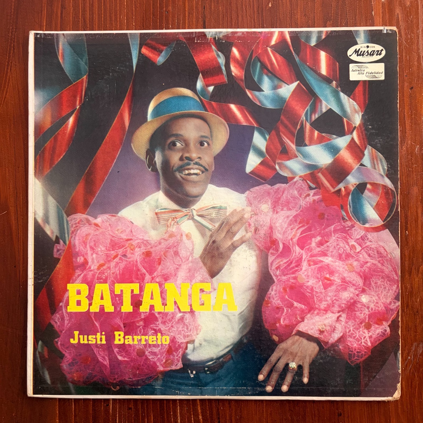 JUSTI BARRETO y su orquesta / BATANGA ~ Vinyl LP. Musart Discos #D-471 RARE.