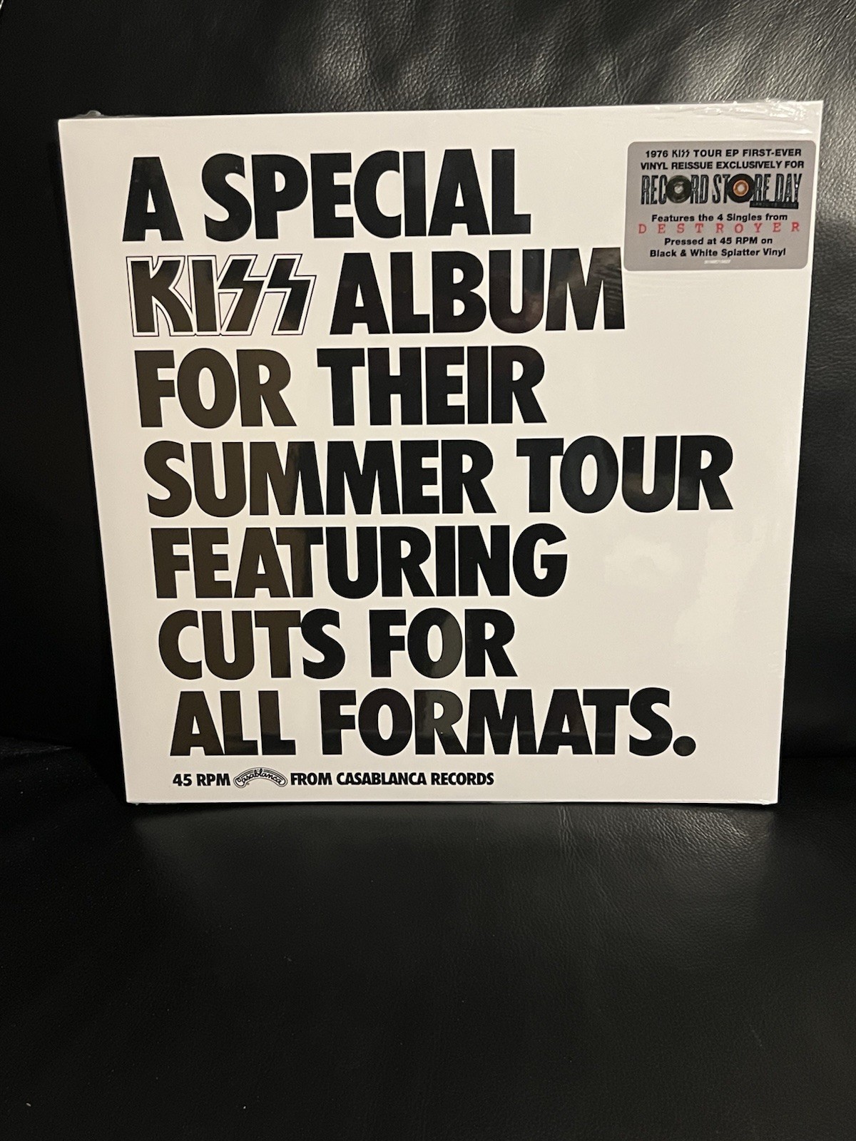 Kiss – A Special KISS Tour RSD Exclusive, Extended Play, 45 RPM, Colored LP NEW