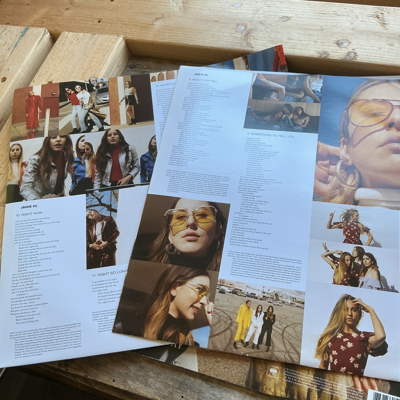 2017 HAIM Something To Tell You Vinyl 2 LP double record original sleeves