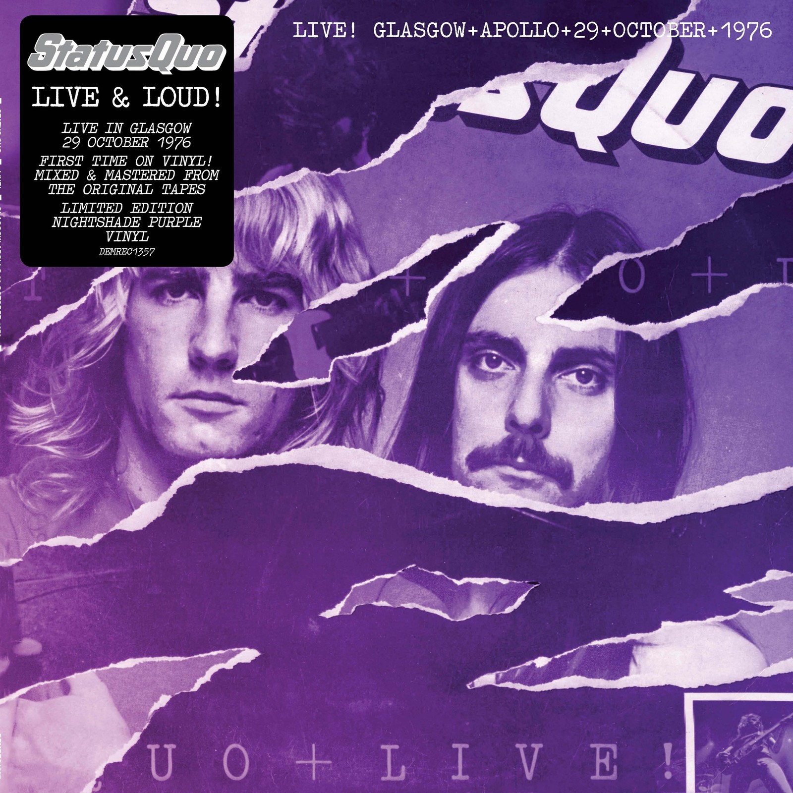 Status Quo Live in Glasgow, 29th Octobe (Vinyl) (UK IMPORT) (PRESALE 08/28/2026)