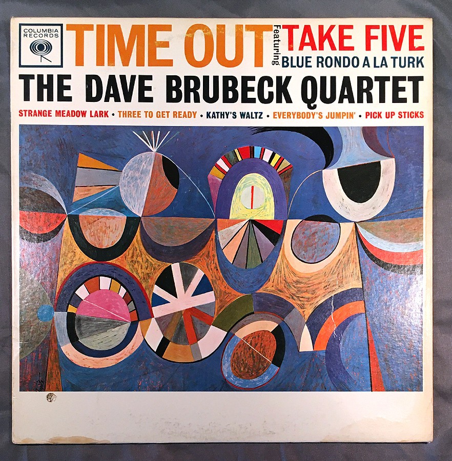 The Dave Brubeck Quartet Time Out Vinyl LP Columbia CL 1397 MONO 2 Eye 1962