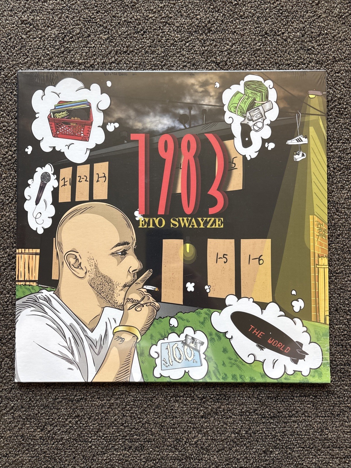 Eto Swayze – 1983 LP – Sealed Promo Copy – Flee Lord, Copenhagen Crates – MINT