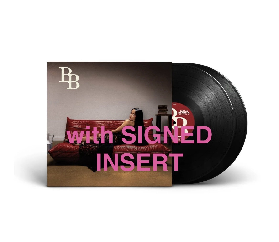 PRESALE BECKY G BARAJA BENDITA SIGNED VINYL bad bunny shakira rosalia karol g
