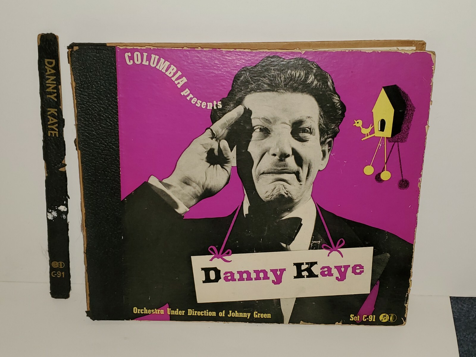 VINTAGE COLUMBIA PRESENTS DANNY KAYE JOHNNY GREEN VINYL RECORD ALBUM SET 78 RPM