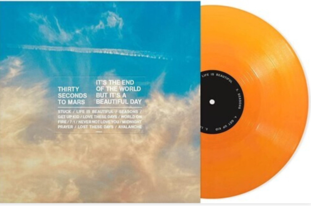 30 Seconds To Mars It’s the End of the World But It’s A Beautiful Day Orange LP