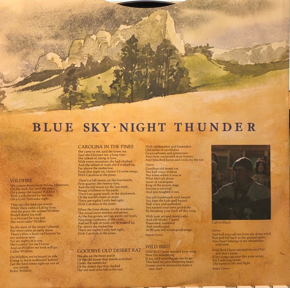 Michael Murphey* – Blue Sky · Night Thunder (LP, Album) (Very Good Plus (VG+))