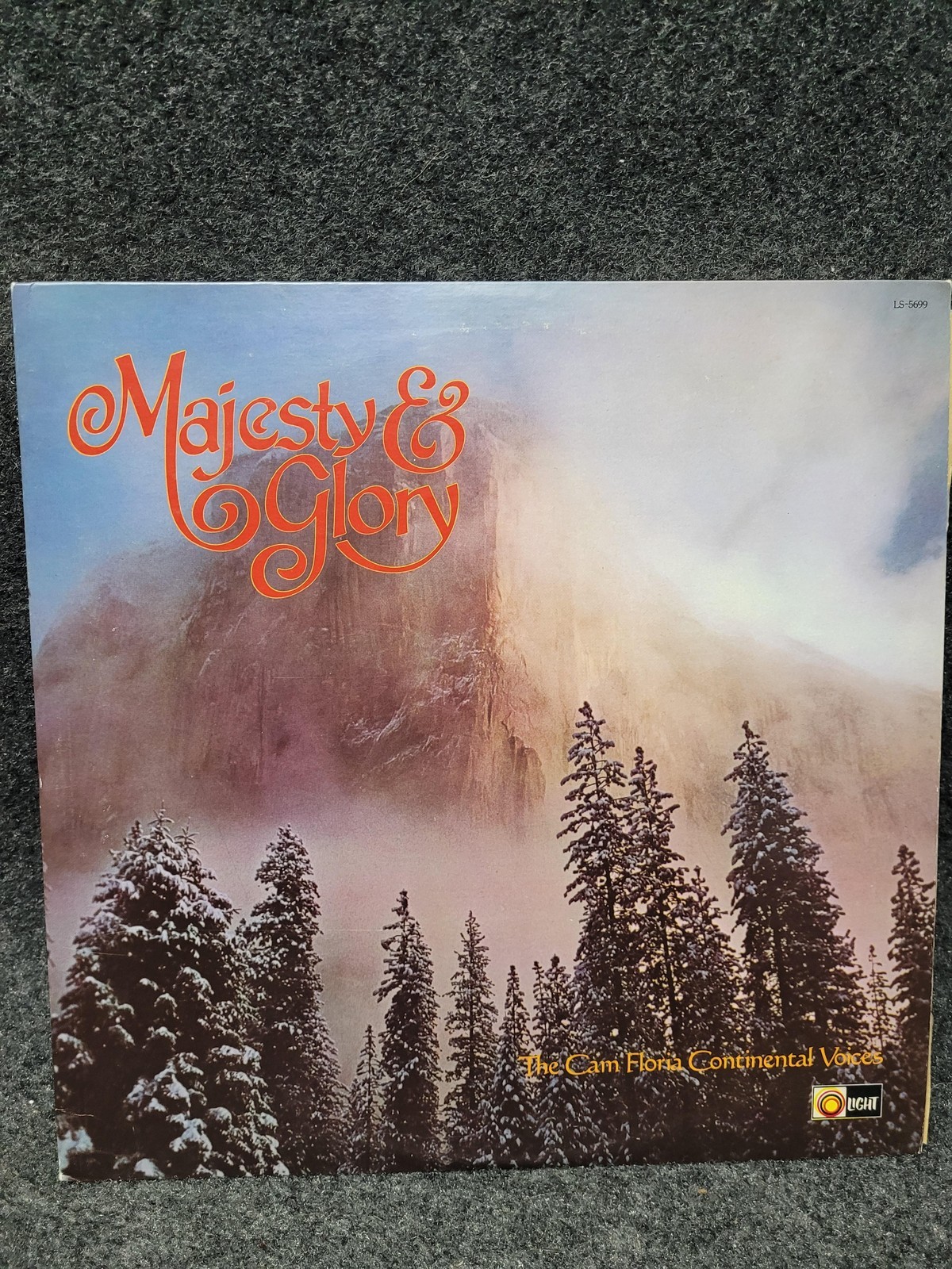 Vintage Majesty & Glory Vinyl LP 1976 Cam Floria Continental Voices Choral Light